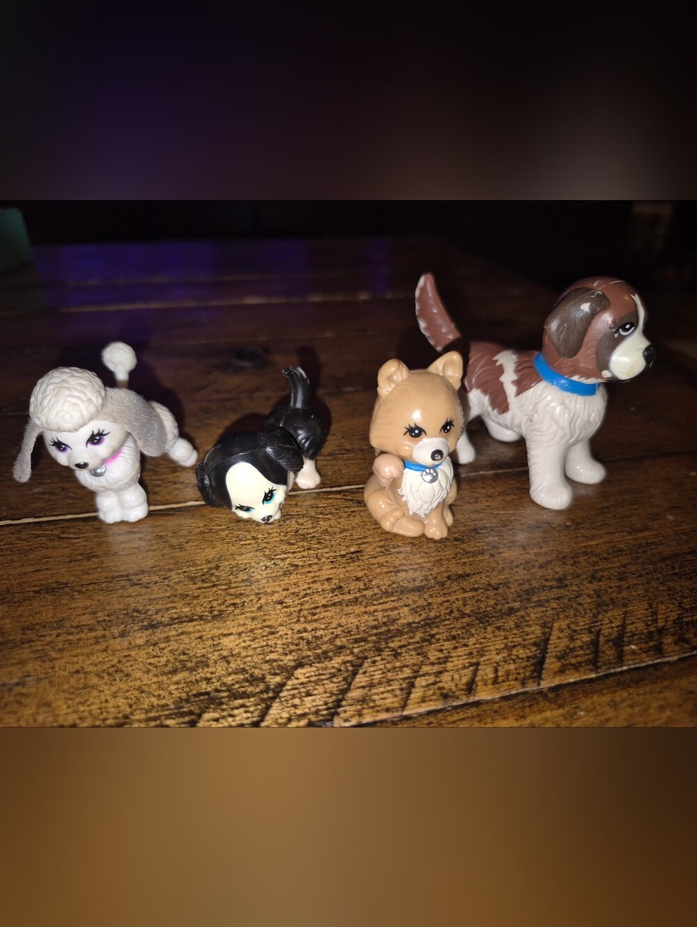 Vintage LPS 4 Dog Set